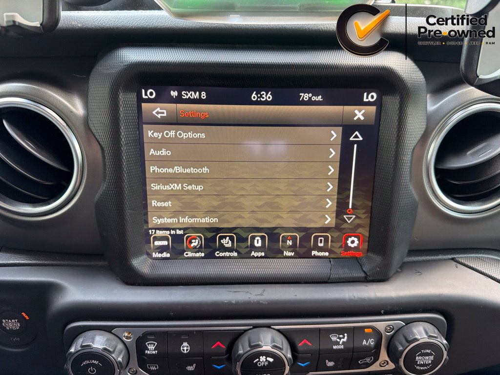 Certified 2023 Jeep Gladiator Rubicon w/ Cold Weather Group AWD/4WD image 95