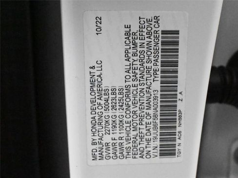 Certified 2022 Acura TLX SH-AWD w/ A-SPEC Pkg image 23