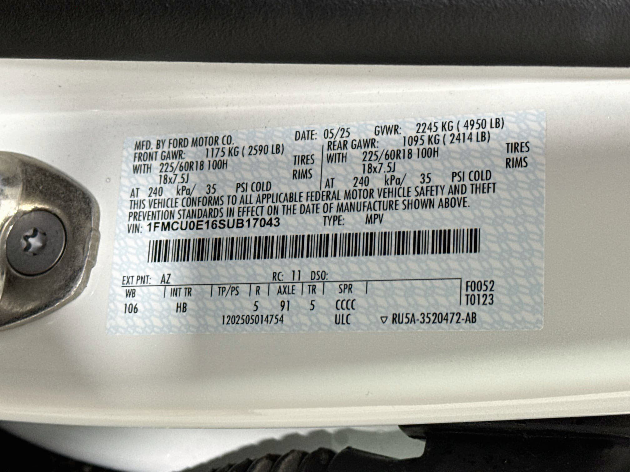 Used 2025 Ford Escape SE FWD image 28