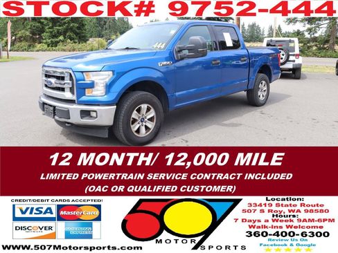 Used 2017 Ford F150 XLT w/ Trailer Tow Package AWD/4WD image 2
