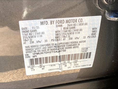 New 2026 Ford Explorer Active image 19