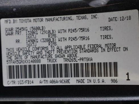 Used 2019 Toyota Tacoma SR RWD image 33