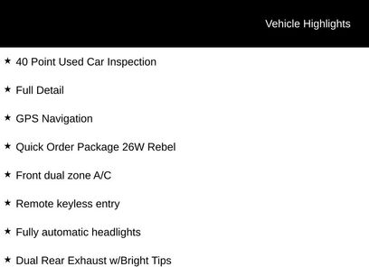 Used 2017 RAM 1500 Rebel