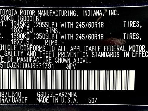 Certified 2018 Toyota Highlander XLE image 28