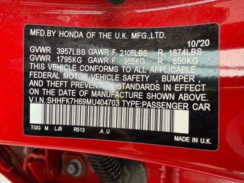 Certified 2021 Honda Civic EX image 12