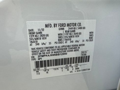 Certified 2022 Ford Edge SEL AWD/4WD image 30