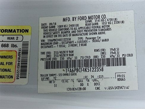 Used 2019 Ford Mustang GT Premium w/ Equipment Group 401A image 37