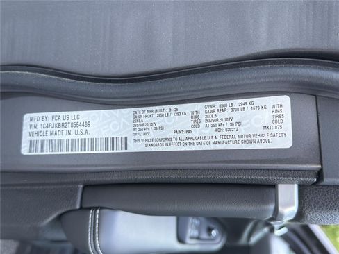 New 2026 Jeep Grand Cherokee L Limited AWD/4WD image 35