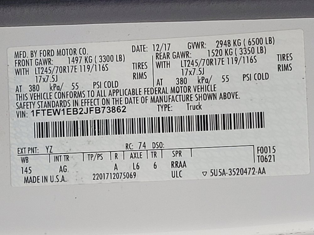 Used 2018 Ford F150 XL w/ Trailer Tow Package w/101A AWD/4WD image 33