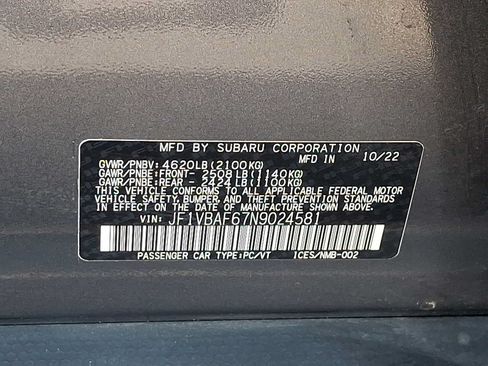 Used 2022 Subaru WRX Premium AWD/4WD image 25
