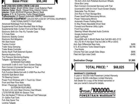 Used 2024 RAM 2500 Big Horn image 2