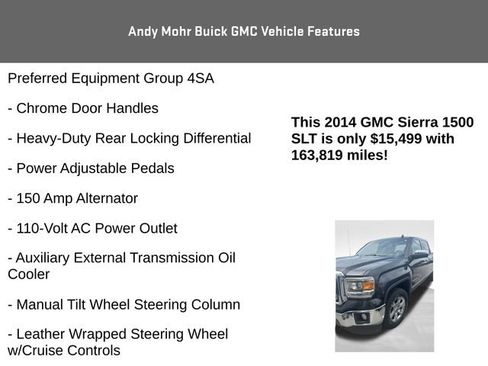 Used 2014 GMC Sierra 1500 SLT w/ Suspension Package, Off-Road AWD/4WD image 12