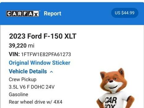 Used 2023 Ford F150 XLT w/ Equipment Group 302A High AWD/4WD image 7