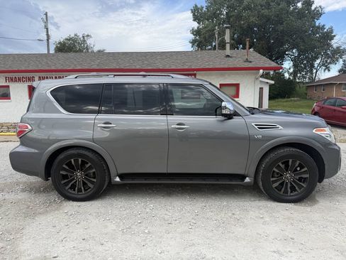 Used 2019 Nissan Armada Platinum w/ Captain's Chairs Package AWD/4WD image 2