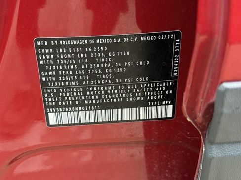 Used 2022 Volkswagen Tiguan SE FWD image 33