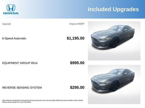 Used 2016 Ford Mustang Coupe w/ Equipment Group 051A RWD image 3