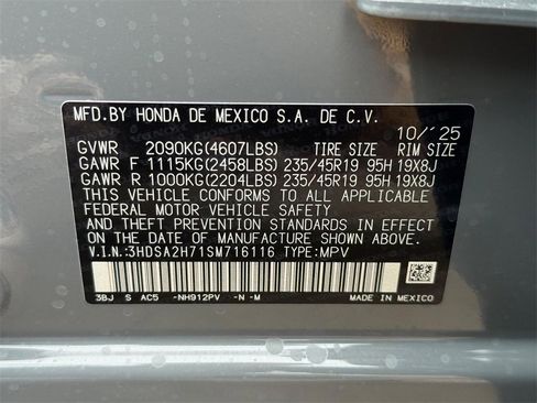 New 2025 Acura ADX A-Spec image 18