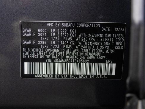 Used 2026 Subaru Ascent Premium AWD/4WD image 55