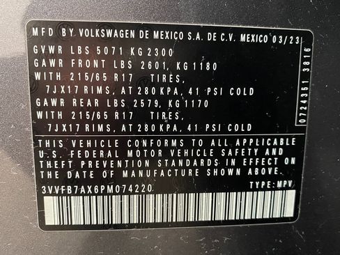 Used 2023 Volkswagen Tiguan S image 29