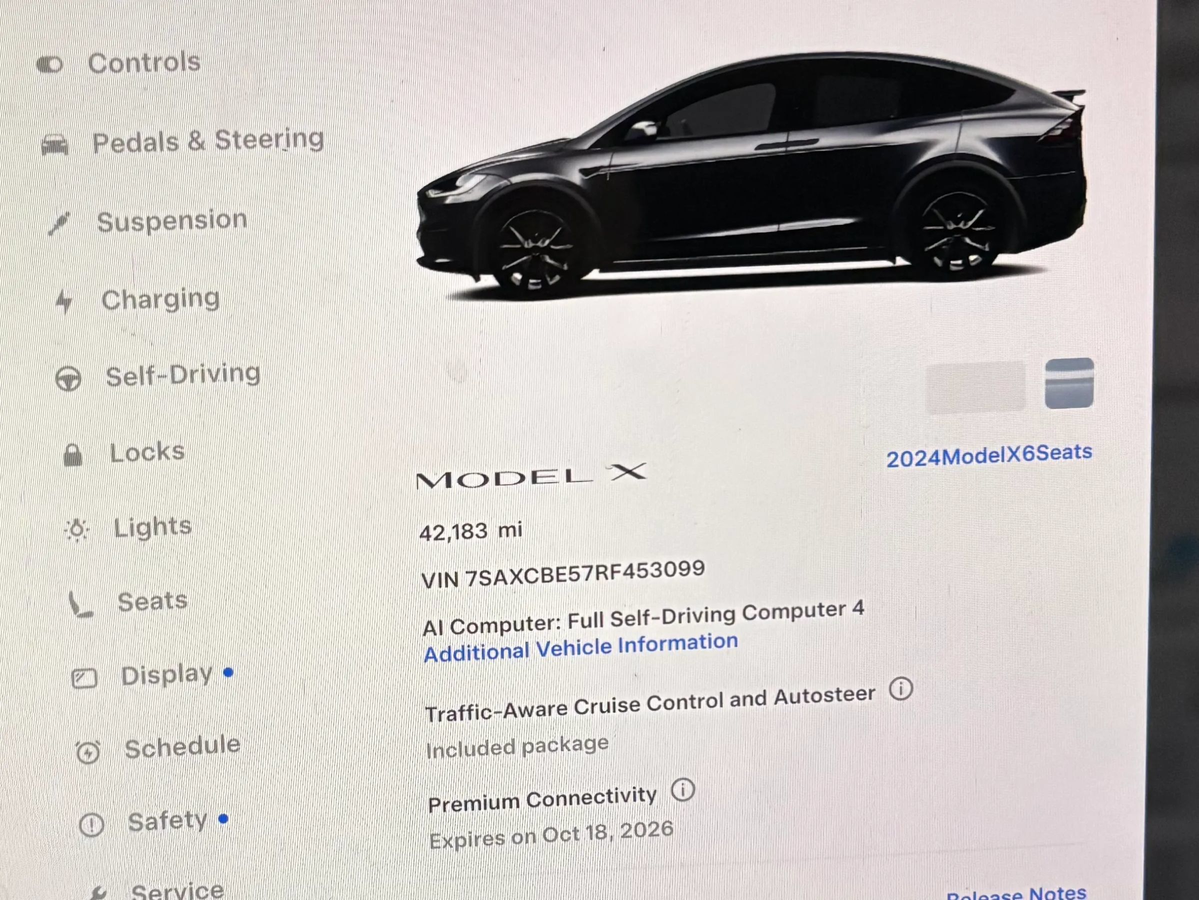 Used 2024 Tesla Model X AWD/4WD image 10