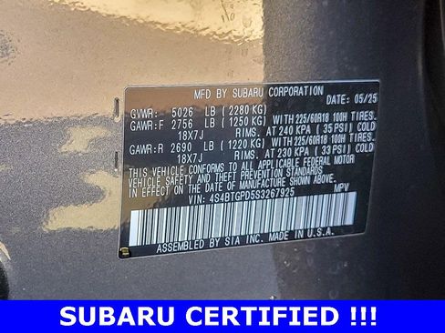 Certified 2025 Subaru Outback Touring XT image 37