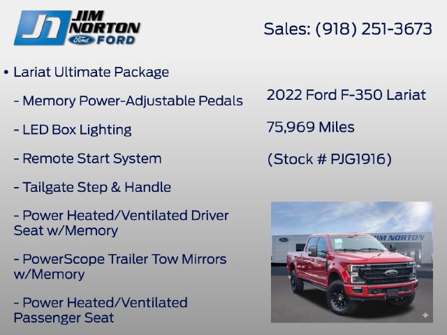 Used 2022 Ford F350 Lariat w/ Tremor Off-Road Package AWD/4WD image 31