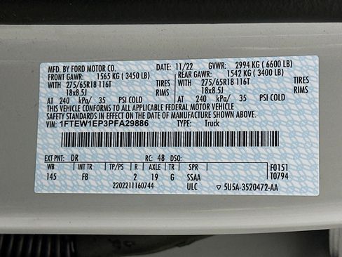 Used 2023 Ford F150 XLT w/ Equipment Group 302A High image 12