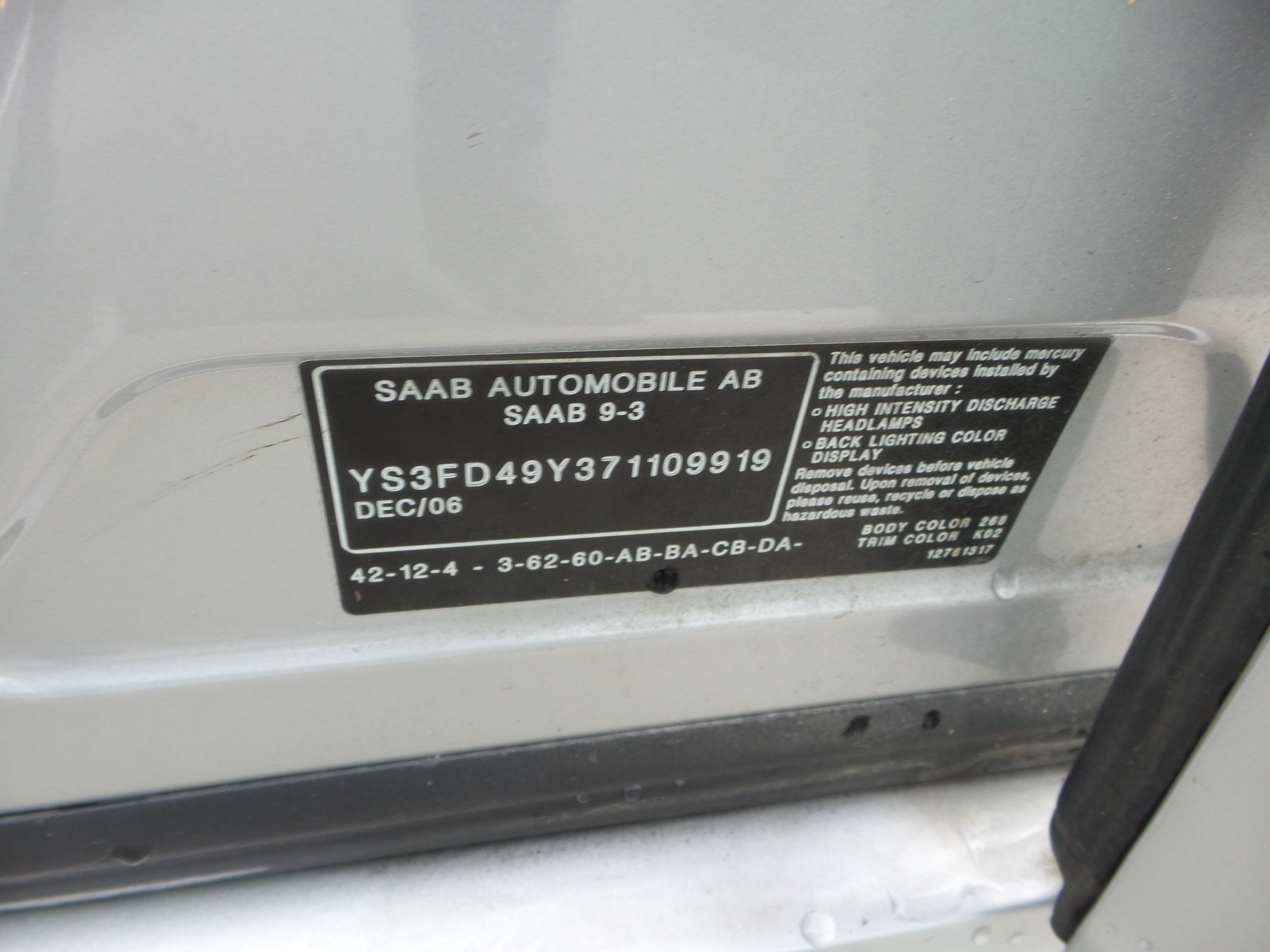 Used 2007 Saab 9-3 2.0T FWD image 27
