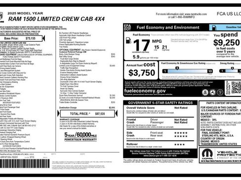 Used 2025 RAM 1500 Limited AWD/4WD image 4