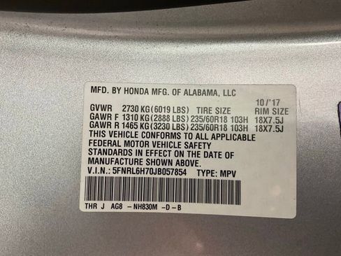 Used 2018 Honda Odyssey EX-L image 28