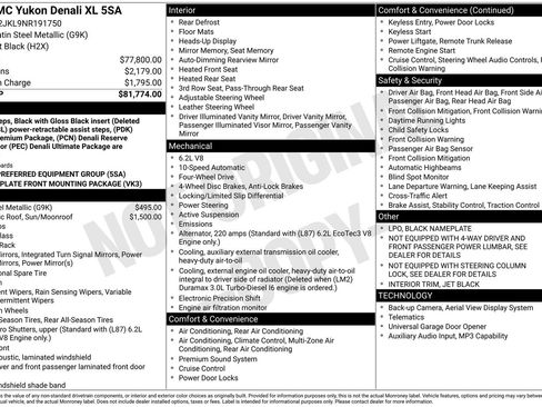 Used 2022 GMC Yukon XL Denali AWD/4WD image 26