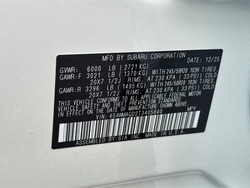 New 2026 Subaru Ascent Limited image 39