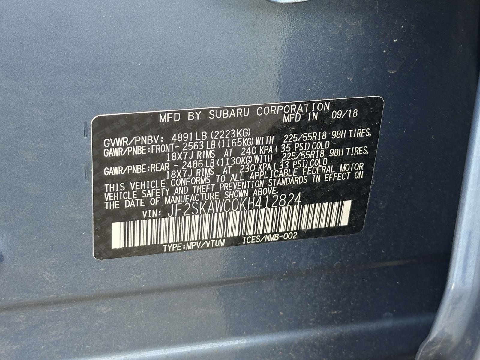 Used 2019 Subaru Forester Touring w/ Popular Package #3 AWD/4WD image 10