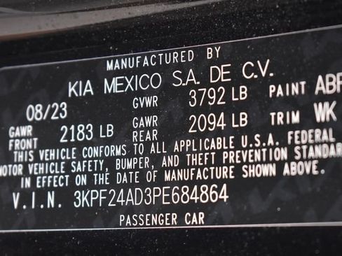 Certified 2023 Kia Forte LXS FWD image 14