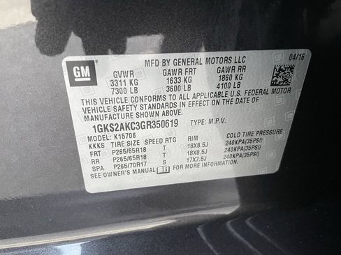 Used 2016 GMC Yukon SLE w/ Convenience Package image 35