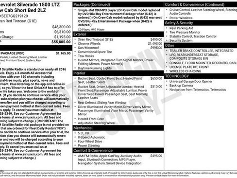 Used 2016 Chevrolet Silverado 1500 LTZ Z71 w/ LTZ Plus Package image 35