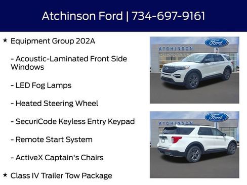 Certified 2022 Ford Explorer XLT w/ Equipment Group 202A AWD/4WD image 13