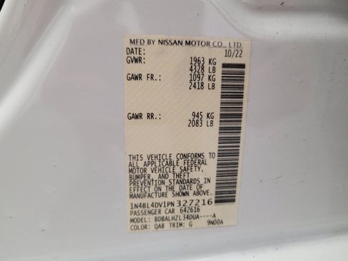 Used 2023 Nissan Altima 2.5 SV FWD image 33