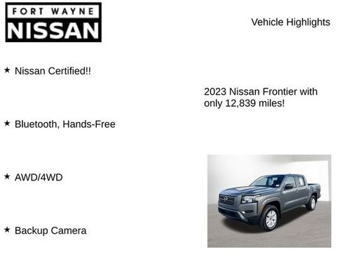 Certified 2023 Nissan Frontier SV w/ Tow Package image 7