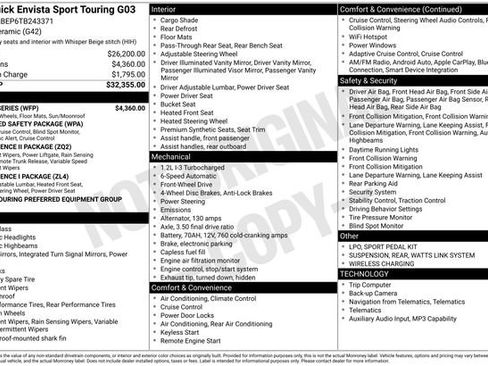 New 2026 Buick Envista Sport Touring w/ Studio Series FWD image 3