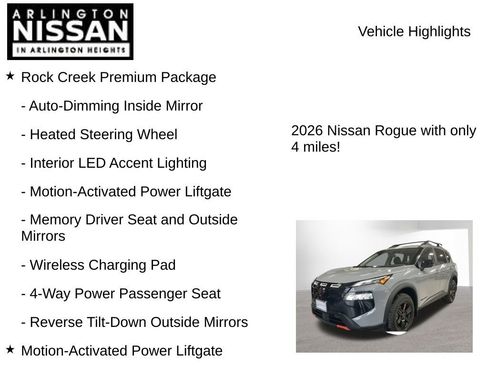 New 2026 Nissan Rogue Rock Creek w/ Rock Creek Premium Package image 8