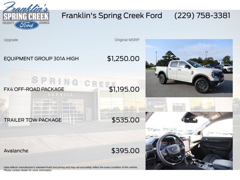 New 2026 Ford Ranger XLT w/ Equipment Group 301A High AWD/4WD image 5