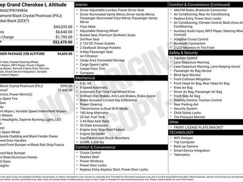 Used 2023 Jeep Grand Cherokee L Altitude image 37