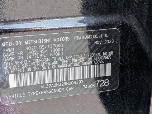 Used 2024 Mitsubishi Mirage ES FWD image 31