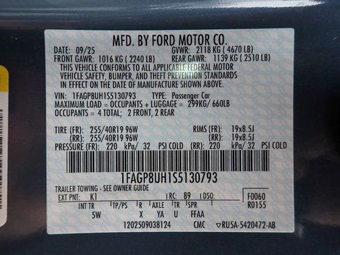 Certified 2025 Ford Mustang Premium RWD image 21