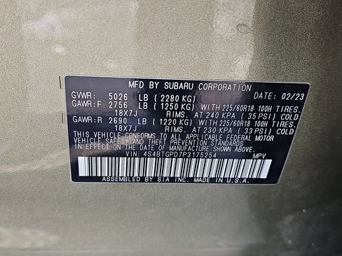 Used 2023 Subaru Outback Touring XT image 29