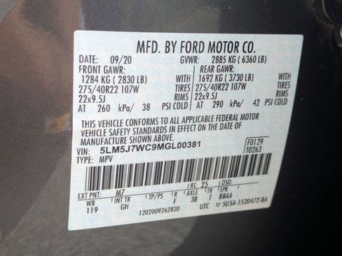 Used 2021 Lincoln Aviator Reserve w/ Equipment Group 208A RWD image 15