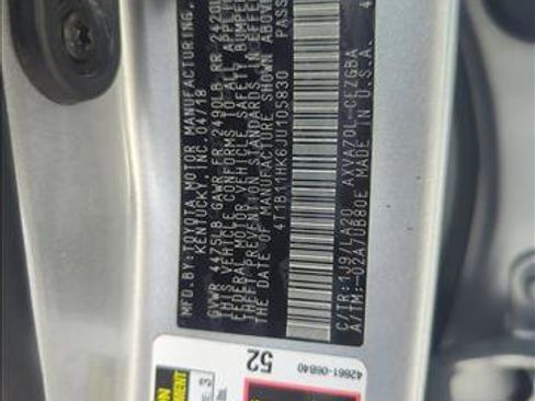 Used 2018 Toyota Camry XLE FWD image 27