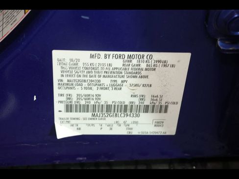 Used 2020 Ford EcoSport SE FWD image 24