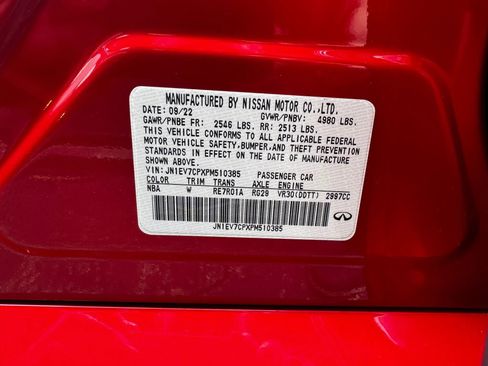 Used 2023 INFINITI Q50 Sensory image 26